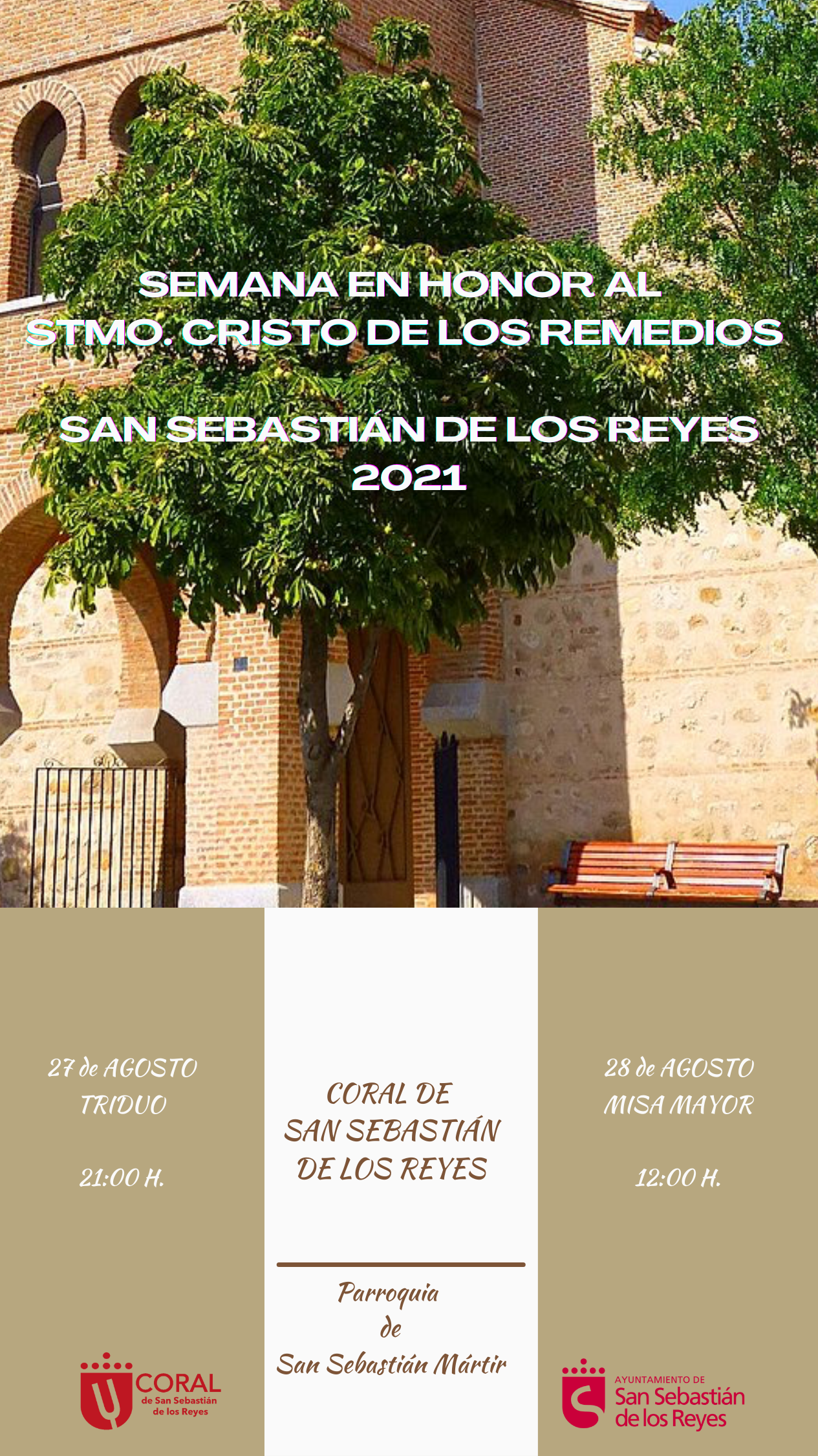 Semana en honor al Stmo. Cristo de los Remedios. San Sebastián de los Reyes 2021
