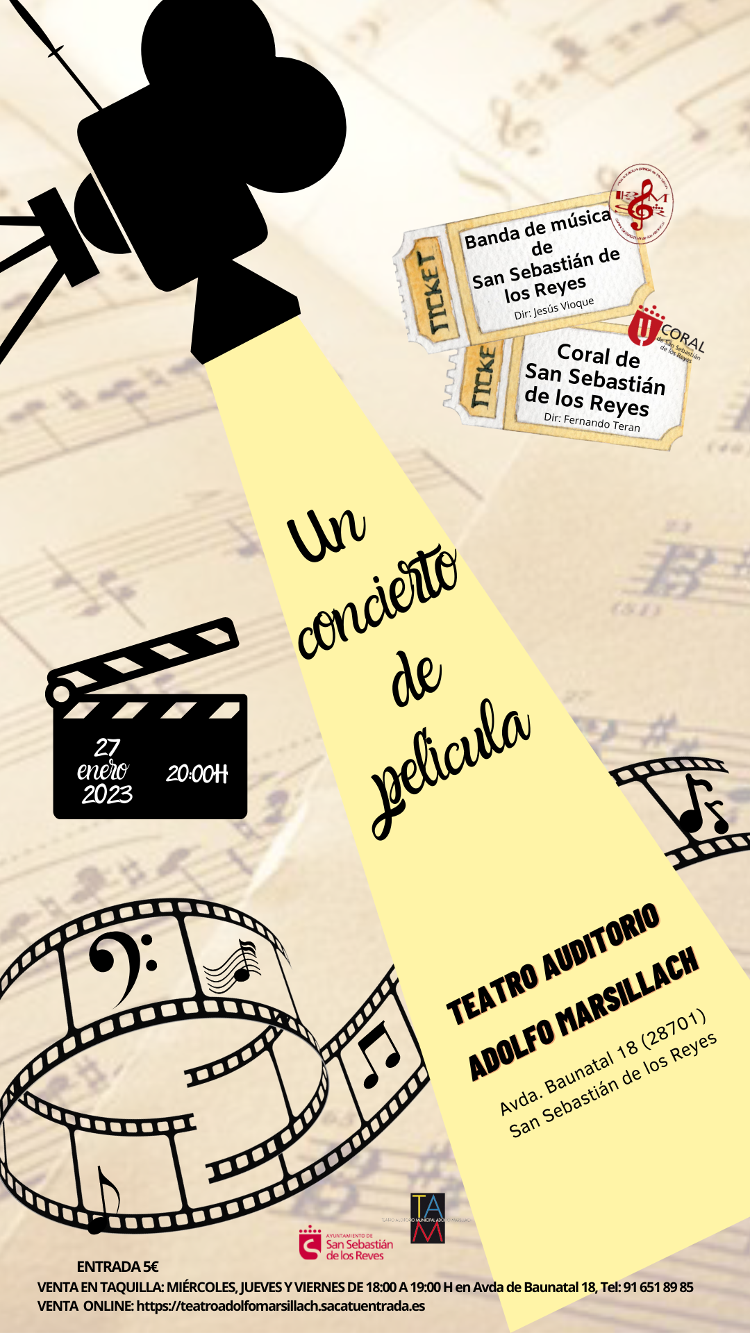 Un concierto de película - Fiestas de San Sebastián Mártir