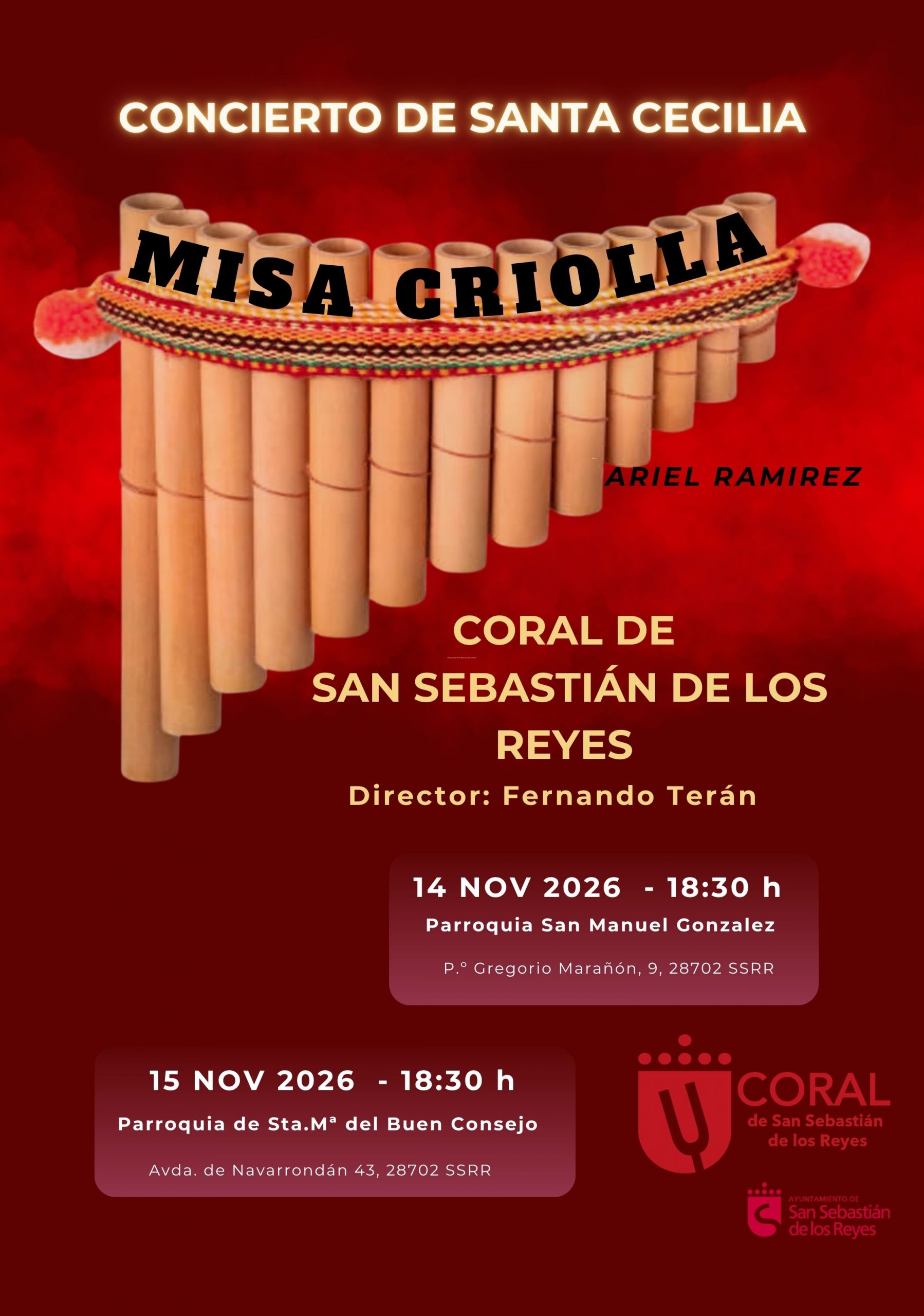 Concierto de Sta. Cecilia                         "MISA CRIOLLA" de Ariel Ramirez