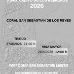 Semana en honor al Stmo. Cristo de los Remedios. San Sebastián de los Reyes 2026